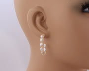 10 Baroque Freshwater Pearl Hoop Earrings